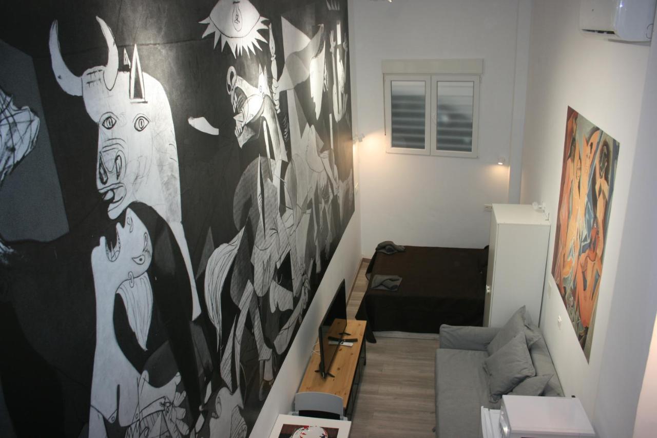 Golondrinas De Malaga "Apartamentos Con Mucho Arte" Y Terraza Solarium En Coliving Buitenkant foto